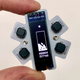 The front of the Asterisk Tetris handheld.